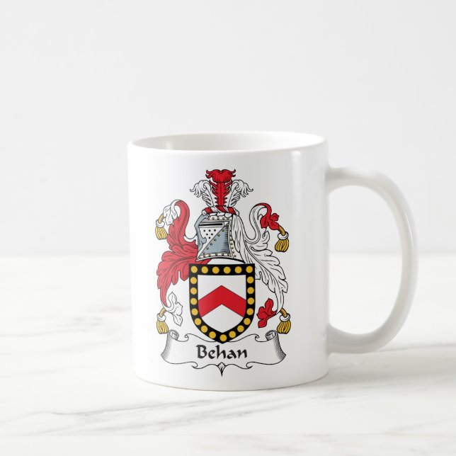 Behan Family Crest Coffee Mug (Right)