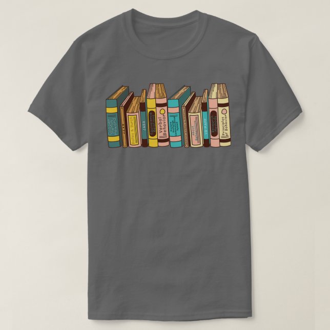 Behavior Analyst BCBA Books T-Shirt (Design Front)