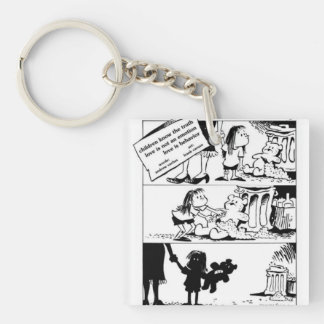 Behavior Is The Truth Keychain