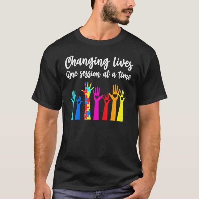 Behaviour Analyst for ABA Therapist Technician RBT T-Shirt (Front)