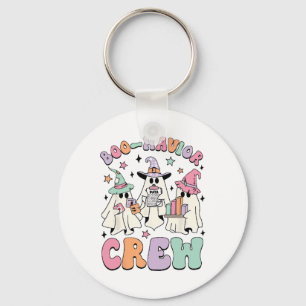 Behaviour Analyst Halloween Aba Cute Ghost Boo-hav Keychain