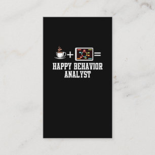 Behaviour analyst shirt for BCBA BCaBA RBT student Business Card