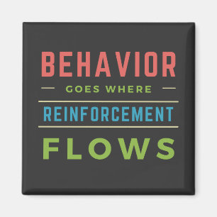 Behaviour Goes Where Reinforcement Flows Magnet