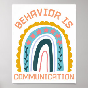 Behaviour Is Communication Special Education SPED  Poster