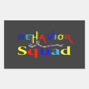 Behaviour Squad April Autism Awarenes Behaviour Te Sticker