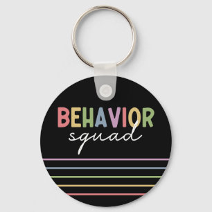 Behaviour Squad   Behaviour Therapist ABA Therapis Keychain