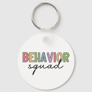Behaviour Squad   Behaviour Therapist ABA Therapis Keychain