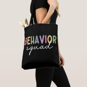 Behaviour Squad Behaviour Therapist ABA Therapis Tote Bag