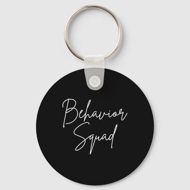 Behaviour Squad Pocket A Therapist Autism Awarenes Keychain (Front)