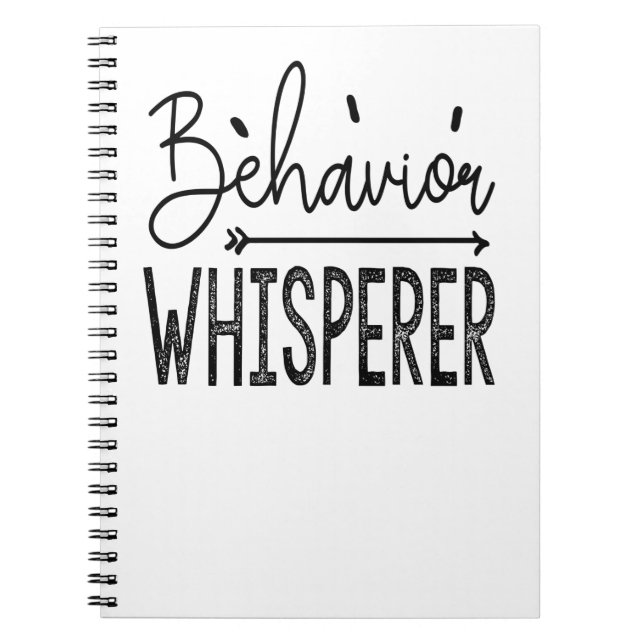 Behaviour Whisperer Notebook (Front)