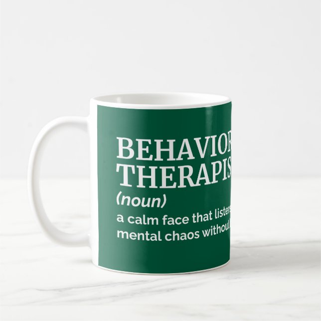 Behavioural Therapist Psychology Definition Mug (Left)