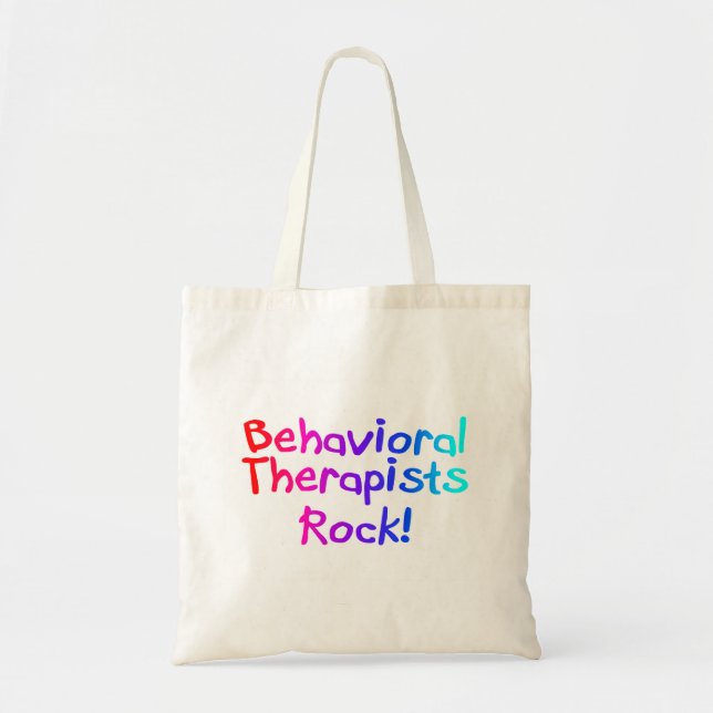 Behavioural Therapists Rock Tote Bag (Front)