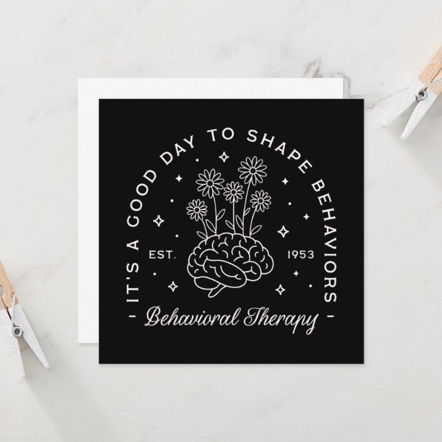 Behavioural therapy therapist quotes (Front/Back In Situ)