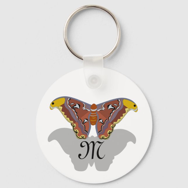 Behe Moth Monogram Keychain (Front)