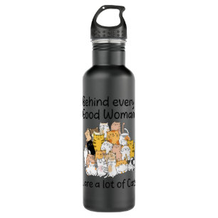 Behind Alot off Cats 710 Ml Water Bottle
