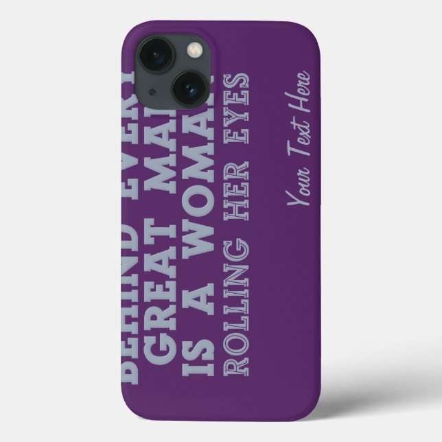 Behind Every Man custom iPad case (Back)