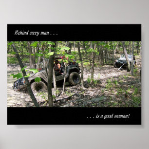 Behind every Man is a good woman Poster