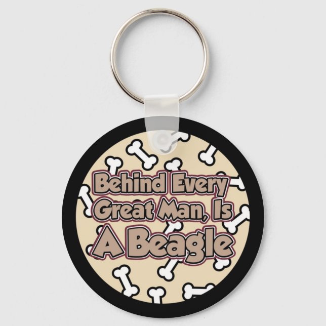 Behind Every Man Keychain (Front)