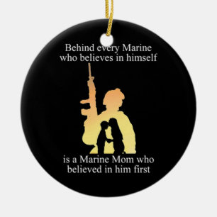 Behind Every Marine Ceramic Ornament