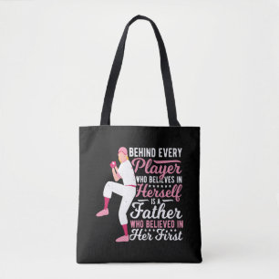 Behind Every Player Who Believes In Herself Is A F Tote Bag