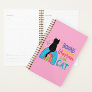 Behind Every Strong Woman Is Her Cat Planner
