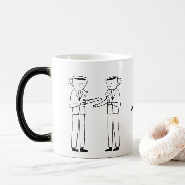 Behind every successful person is a strong cup  (With Donut)