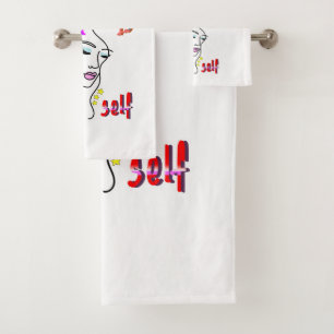 Behind Every Successful Woman Is Herself Bath Towel Set