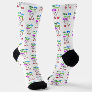 Behind Every Successful Woman Is Herself Socks