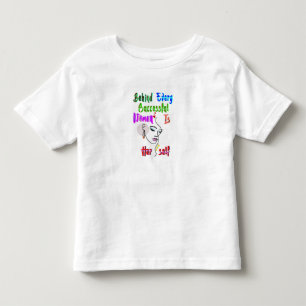 Behind Every Successful Woman Is Herself Toddler T-shirt
