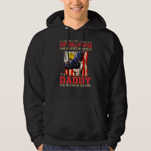 Behind Great Softball Player Who Believes In Herse Hoodie