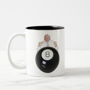 Behind the 8 Ball Two-Tone Coffee Mug