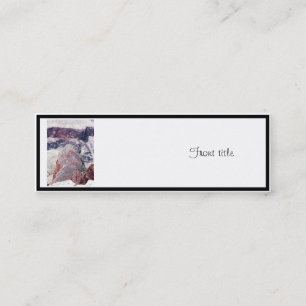Behind the Alligator at Grand Canyon Mini Business Card