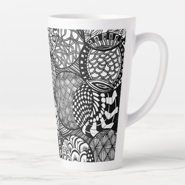 Behind the Eight Ball tall Latte Mug (Right)