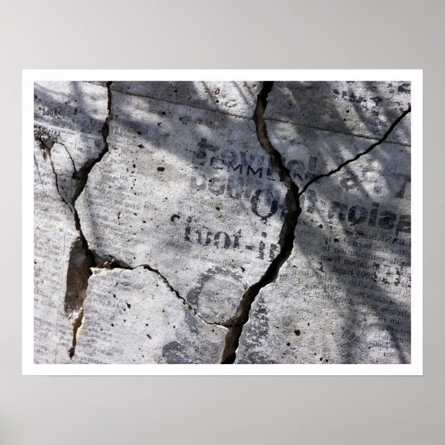 behind the message poster (Front)