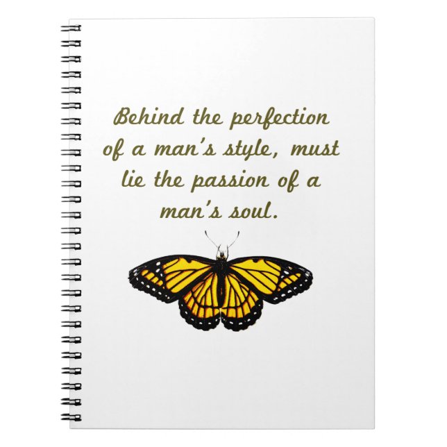 Behind The Perfection Notebook (Front)