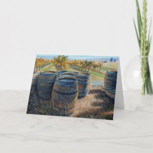 "Behind The Tasting Room" Blank Note Card