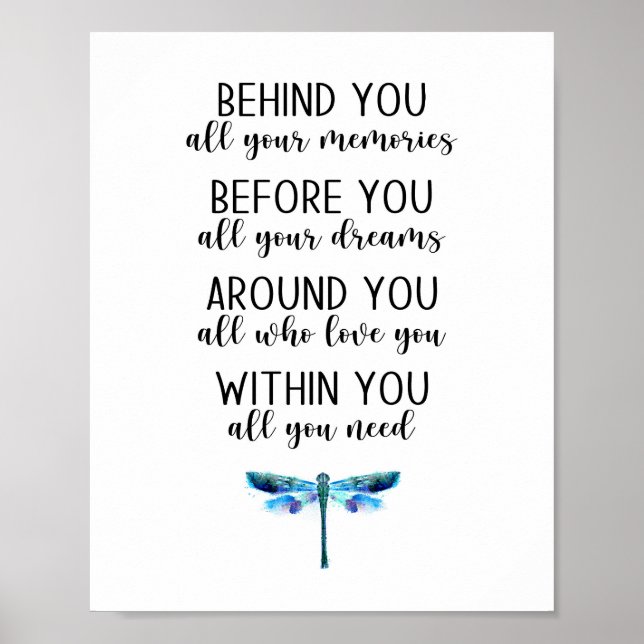 Behind You, Before You, Around You, Within You Poster (Front)