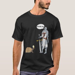 Behold Dog Funny Turtle Wearing A Priest Hat Hilar T-Shirt