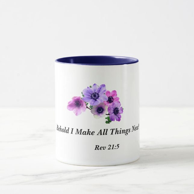 Behold I Make All Things New Mug (Center)