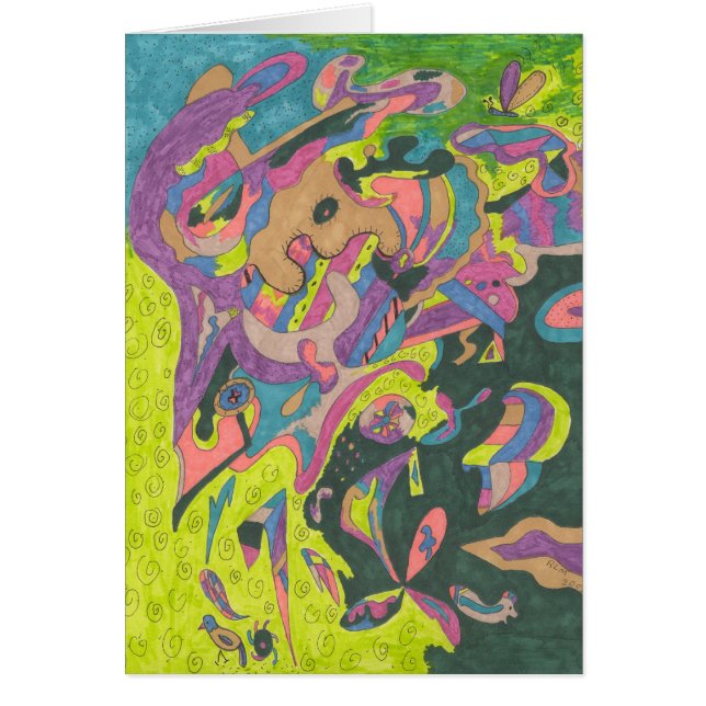 Behold, Original Abstract (Front)