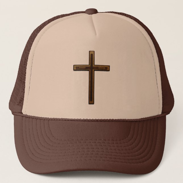 Behold the Cross Trucker Hat (Front)