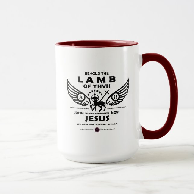 Behold the Lamb of YHVH Mug (Right)