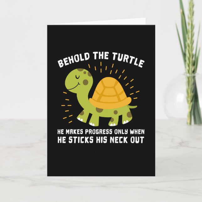 Behold The Turtle Turtles Card (Front)
