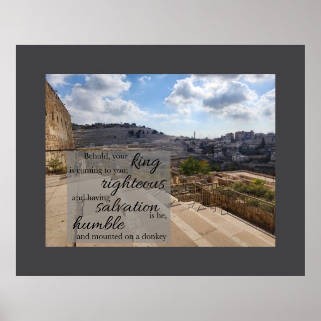 Behold your King Poster (Devant)