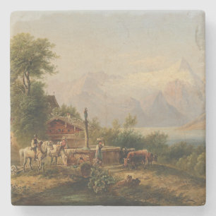 Bei Zell am See – Emil Barbarini Stone Coaster