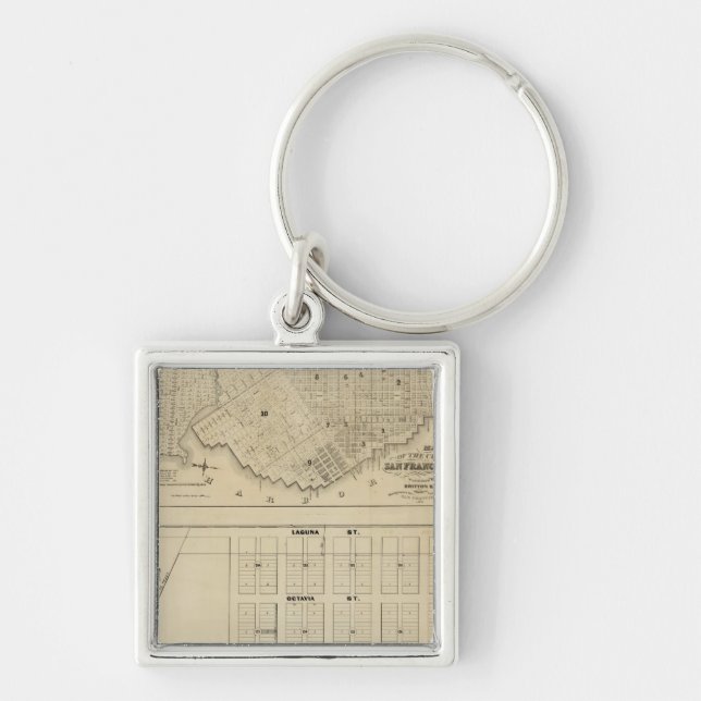 Beideman Tract, San Francisco Keychain (Front)