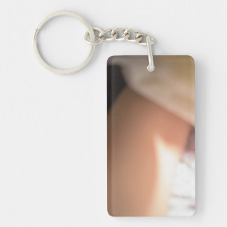 Beige - Abstract Keychain