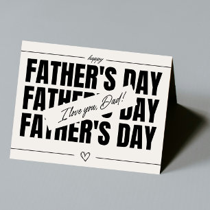 Beige And Black Typography Card