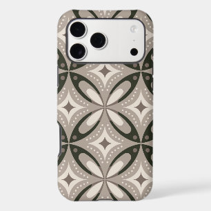 Beige and Brown Retro circular shapes