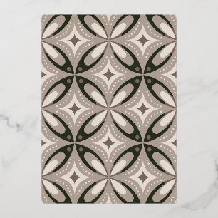 Beige and Brown Retro circular shapes